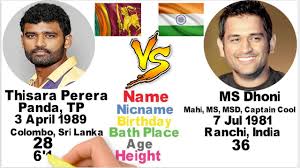 Thisara perera was born on 3 april, 1989 in colombo, sri lanka, is a sri lankan cricketer. Ms Dhoni Vs Perera Thisara Perera Vs Mahendra Singh Dhoni Cricket All Biography Comparison 2017 Youtube
