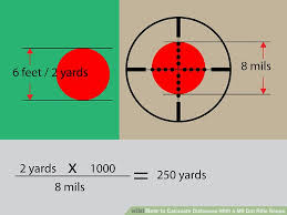 How To Calculate Distances With A Mil Dot Rifle Scope 7 Steps