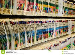 Medical Files Stock Image Image Of Chart Archive Office