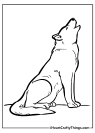 You can now print this beautiful simple cute wolf coloring page or color online for free. 25 Wolf Coloring Pages All New And Updated 2021