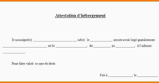 Attestation d'hébergement a compléter par l'hébergeant je soussigné(e) : Attestations D Hebergements Etudiants Kabyles Home Facebook