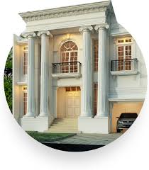Rumah Klasik Jasa Arsitek Dan Desain Rumah Classic House Exterior Architecture House Classic House Design