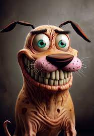 Courage the Cowardly Dog: Horror Transformation | TikTok