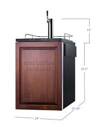 To dispense two kegs you will need to use 5 gallon kegs. Summit Sbc635mbiif Built In Single Faucet Beer Dispenser Black Cabinet Panel Ready Door Beveragefactory Com