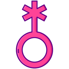 Las personas de género no binario pueden identificarse con un tercer género ajeno al binarismo. Non Binary Free Shapes And Symbols Icons
