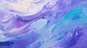 Abstract Art Vibrant Blue And Purple ...