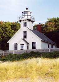 Mission Point Lighthouse Michigan One Of My First Lighthouses My Husband Took Me Here When He Was Attending Glma Lake Lighthouse Lighthouse Michigan Travel