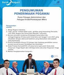 Check spelling or type a new query. Lowongan Kerja Bank Nagari Untuk Dua Posisi Suararantau Com