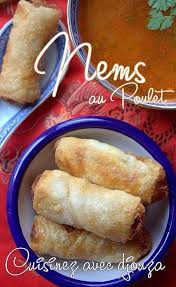 Nems Au Poulet Et Menthe Facile Et Rapide A Preparer Recette Recette Nems Recettes De Cuisine Recette
