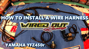 I currently have a 2009 engine and want to see if they are pretty much the same. How To Install A Wire Harness Yamaha Yfxz450r Race Cut From Wired Out Racing Youtube