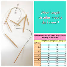What Length Circular Needle Do I Need Frogginette Knitting Patterns