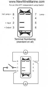 Here is the diagram with pins connected. Carling Contura Rocker Switches Explained The Hull Truth Boating And Fishing Forum