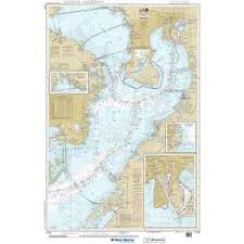 Maptech Noaa Recreational Waterproof Chart Tampa Bay Safety Harbor St Petersburg Tampa 11416