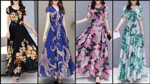 Maybe you would like to learn more about one of these? Latest Attractive Stylish And Trendy Designer Floral Print Long Maxi Dress Design 2020 Part 3 Youtube