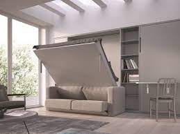 Poltrona letto singola, completamente sfoderabile. Platzsparende Umwandelbare Mobel Linie Basic Spinelli