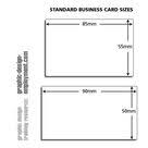 Business Card Standard Sizes Business Card Dimensions Vistaprint Business Cards Graphic Design Business Card