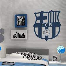 Barcelona Fcb Badge Wall Football Sticker By Stickersmarket Boy S Room Barcelona Boy Room