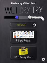 Handwriting Without Tears Wet Dry Try Capital Letters Numbers Educational App Handwriting Without Tears Writing Without Tears Improve Your Handwriting