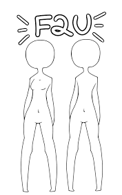 F2u Tall Base By Seraphymns Drawing Base Anime Poses Reference Art Reference Poses