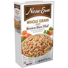 Near east rice pilaf mix (curry, garlic & herb, lentil, original, spanish, toasted almond, wild mushroom & herb, long grain & wild rice near east couscous mix (original plain;, toasted pine nut, roasted garlic & olive oil, wild mushroom & herb, wheat, and all six. Near East Whole Grains Brown Rice Pilaf 6 17 Ounce Grocery Gourmet Food Amazon Com