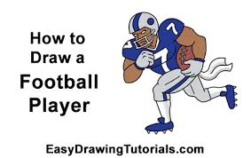 Shop for caricature artist draw cartoon portrait and custom cartoon logo, business card, poster, banner. How To Draw A Football Player Video Step By Step Pictures