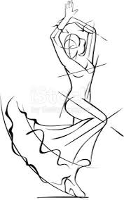 Flamenco Dancer Dessin Danceuse Danseuse De Flamenco Danseuse Espagnole