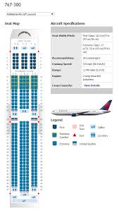 Delta 767 300 Commercial Aircraft Aircraft Airplane Seats