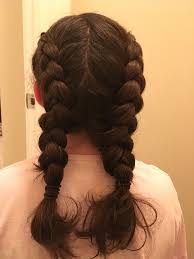Anyone else have this experience? This Is A Double Dutch Braid That I Did On My Own Hair I Have Really Thick Hair So I Have To Do It In The Pigtail Style It Thick Hair