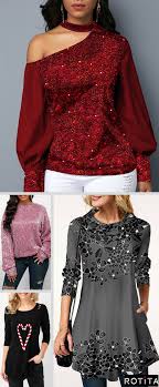 Turn Heads This Holiday Season In Tops From Rotita These Figur Flattering Finds Will Ensure You Have The Per Trendy Clothes For Women Fashion Clothes For Women