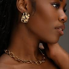 Women's Ava Gold Earrings