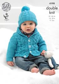 Cardigans And Hat Knitted With Cherished Dk King Cole Baby Knitting Hat Knitting Patterns Baby Knitting Patterns