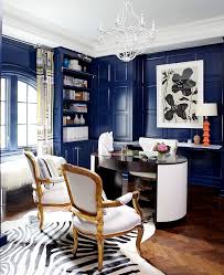 Whether in your living room, kitchen, or bedroom, search for some wall space that goes. 10 Eclectic Home Office Ideas In Cheerful Blue