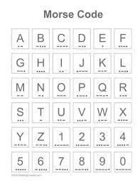 Printable Morse Code For Detective Badge In 2020 Morse Code Morse Code Words Junior Detective