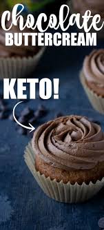 This Sugar Free Chocolate Buttercream Is The Perfect Sugar Free Chocolate Sugar Free Chocolate Frosting Recipe Sugar Free Chocolate Frosting Recipes