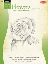 Flower drawings of cosmos flowers by katrina of blushed design. Amazon Com Drawing Flowers With William F Powell Learn To Paint Step By Step How To Draw Paint Book 255 Ebook Powell William F Kindle Store