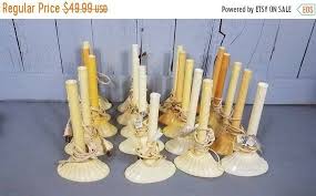 20 Vintage Noma Style Single Electric Plastic Drip Wax Christmas Window Candles Christmas Window Candles Window Candles Christmas Window