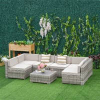 Whether you're looking for some sectional patio furniture, or just a 3 piece patio set, aosom has you covered. Patio Furniture Find Great Outdoor Seating Dining Deals Shopping At Overstock