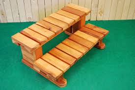 Our standard wood treads are 1 thickness and 11 1/2 deep, and come in lengths ranging from 36 up to 84, and even longer treads can be made custom. Deck Stair The Redwood Store