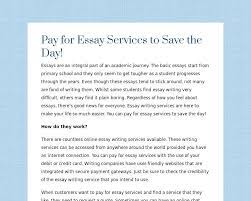 Pay For Essay Services To Save The Day Tackk Transition Words For Essays Essay Paper Writing Service
