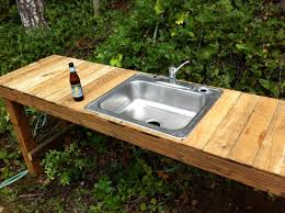 outdoor kitchen sink
