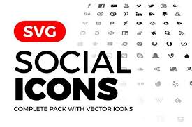 Svg Social Media Icons Vector Social Media Icons Vector Social Media Icons Social Icons