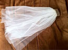 Diy Bridal Shower Veil I Have A Bunch Of Leftover Tulle From A Recent Bridal Shower So I Am Reusing It F Bridal Shower Diy Bridal Shower Veil Bride Shower