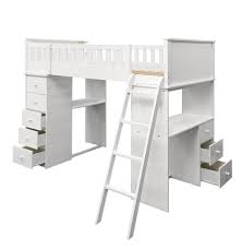 Filled with a versatile design for sleeping, storage, study and more. Willoughby Loft Bed White Acme Furniture 1 Reviews Furniture Cart