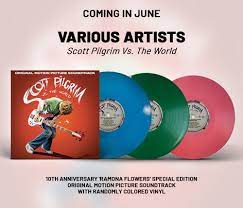 All pages, a to z comics. Acoustic Sounds Twitterren Scott Pilgrim Vs The World Original Motion Picture Soundtrack With Randomly Colored Vinyl 10th Anniversary Ramona Flowers Special Edition Each Color Matches The Hair Color Of Mary Elizabeth Winstead S