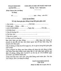 Tình hình dịch covid phức tạp, mọi người nên tuân thủ theo chỉ thị nhà nước ban hành. Máº«u Giáº¥y Thong Hanh Cho 5 Nhom Ä'á»'i TÆ°á»£ng LÆ°u Thong Ra Vao Ha Ná»™i Bao Dan Tri