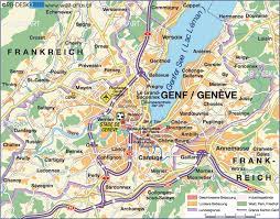 Anti wto karten genfersee / lausanne karte vom genfer see | merian schweiz foto karte: Karte Von Genf Stadt In Schweiz Welt Atlas De