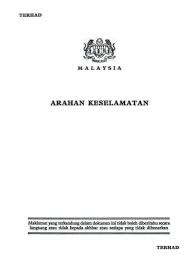 .kerajaan, arahan keselamatan dokumen rasmi kerajaan, arahan keselamatan pejabat kerajaan, buku arahan keselamatan kerajaan malaysia pdf, arahan dibangunkan & diselenggara oleh unit ict cgso| hakcipta terpelihara 2014 @ pejabat ketua pegawai keselamatan kerajaan malaysia. Arahan Keselamatan Buku Pamphlet