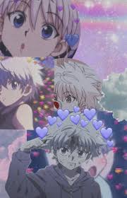 #anime #aesthetic #hunter x hunter #killua zoldyck #wallpaper #anime boys #cute #purple. Wallpaper Killua Cute Anime Wallpaper Hunter Anime Anime Wallpaper