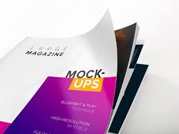 Amazing Mockup From A Large Magazine Designed Precisely To Create Close Up Views Of A Magazine Cover Design Yo Free Mockup Book Mockup Free Psd Magazine Cover