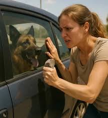 Some man locked his dog in a car in the extreme heat: to save the animal, I  broke the window, and then something unexpected happened | Facebook